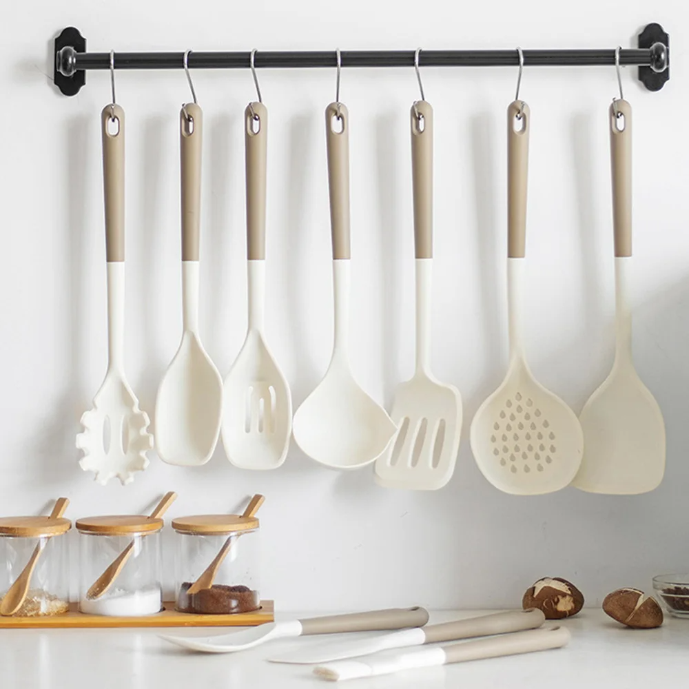 Conjunto de 10 Peças de Utensílios de Cozinha em Silicone