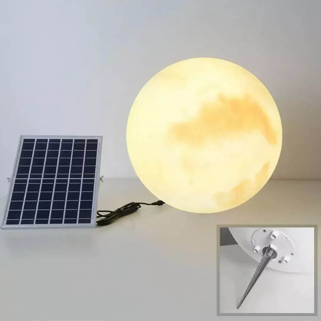 Luminária Solar Lua Cheia