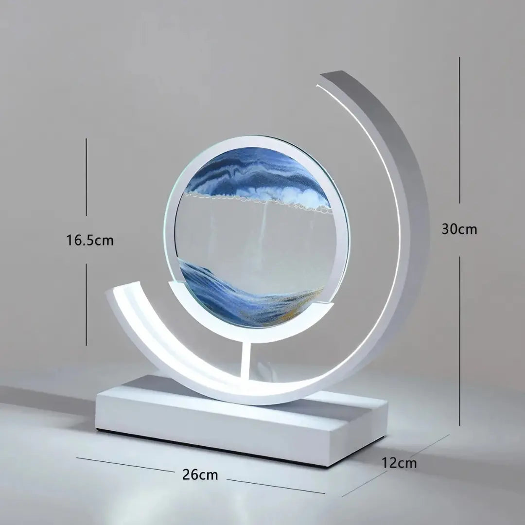 Luminária de Mesa LED Ampulheta