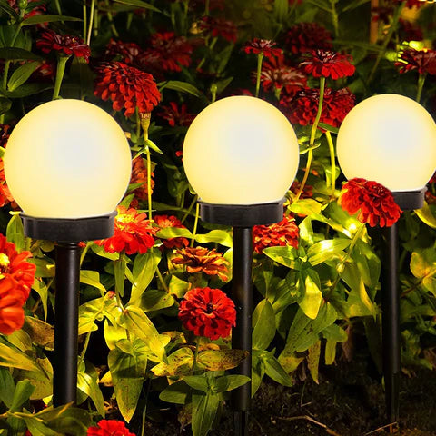 Luz de Jardim Solar em LED Redonda